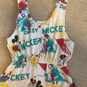SOLD SOLD SOLD 90’s Disney vintage Mickey Mouse jumpsuit, handmade!